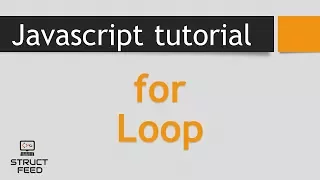 JavaScript Tutorial 14 - JavaScript For Loop