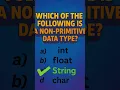 Java Non-Primitive Data Types Quiz Test Your Java Knowledge