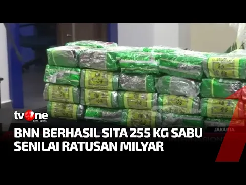 BNN Bongkar Sindikat Internasional, 255 Kg Senilai Miliar Disita | Kabar Utama tvOne