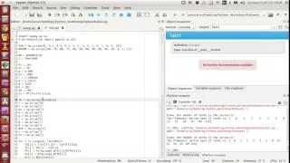 Scientific Programming Using Python 007 Solution to Exercise 2 and Walkthrough