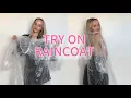 Download Lagu [4K USA] Black Satin Robe \u0026 Clear Raincoat | Chic Try-On Review