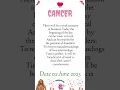 TODAY HOROSCOPE CANCER TODAY HOROSCOPE CANCER 02 JUNE 2023