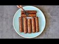 Lagu Vegan Worst Recept (Glutenvrije Veggie Bratwurst)