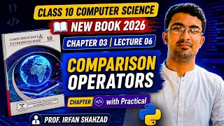 Comparison Operators in Python Class 10 Computer Science Chapter 3 New Book 2026