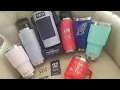 Yeti Tumblers and Ramblers in Cosmic Lilac Rescue Red Sea Foam Offshore Bimini Pink and Ice Pink