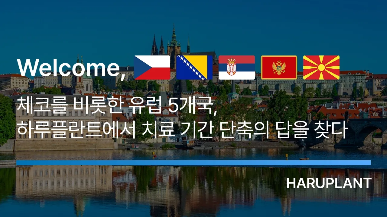 체코를 비롯한 유럽 5개국, 하루플란트에서 치료 기간 단축의 답을 찾다