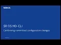 Confirming committed configuration changes