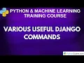 All Django Command Lines In One