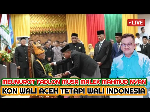 Download MP3 Wali Nanggroe Malek Mahmud Kon Wali Bangsa Aceh Geulantik Keuderoe Gobnyan|| Fadlon Musa ⁉️