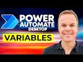 Variables in Power Automate for Desktop Full Tutorial