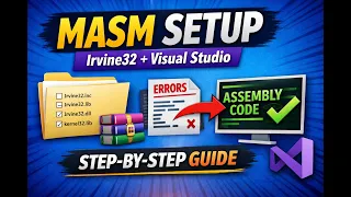 Assembly Language Setup MASM Irvine32 in Visual Studio - Easy Guide