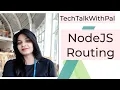 NodeJS Routing Nodejs routing with Express module Node JS Tutorials