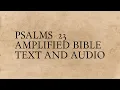 Psalms 23 - Amplified Bible