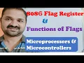 8086 Flag Register Functions of 8086 Flags Microprocessors and Microcontrollers