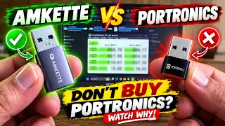 Amkette USB-C to USB-A OTG Adapter Unboxing & Speed Test | 5Gbps Claim Tested