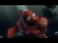 Dory reuniting Nemo with Marlin scene Finding Nemo 2003