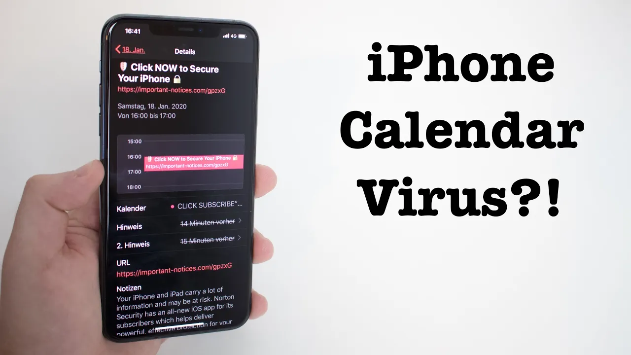 How To REMOVE Calendar Virus from iPhone & iPad [Delete Calendar Event & Spam]