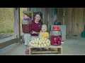 Lagu How Ly Thi Binh and her son soak purple corn in wine - Boiled corn for sale