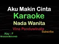 AKU MAKIN CINTA-Nostalgia-Vina Panduwinata|KARAOKE WANITA​⁠ -Female-Cewek-Perempuan@UcokkuYasir