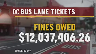 Thousands of DC bus lane tickets going unpaid NBC4 Washington