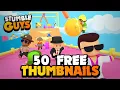 Top 50 Free Stumble Guys Thumbnail Pack for No Editing