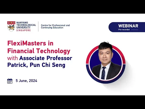 Online Webinar on NTU's Fleximasters in Financial Technology Programme