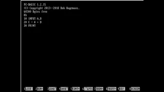 Lesson 1 Write a BASIC program to find the sum of two numbers PC BASIC GW BASIC