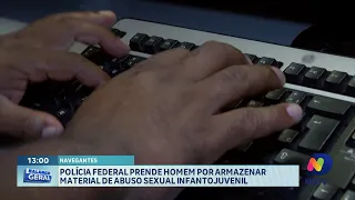 PF prende homem em Navegantes por armazenar material ilegal infantojuvenil