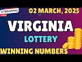 Virginia Day Lottery Results For - 02 Mar 2025