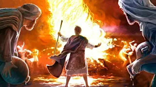 Elias contra os 450 profetas de Baal no Monte Carmelo