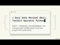 BELAJAR PYTHON Dari Nol Hingga Mahir Bab