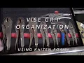 Vise Grip Organization Using Kaizen Foam