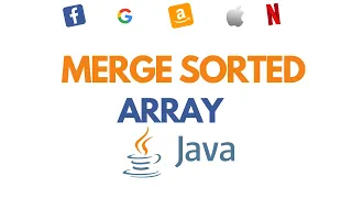 merge sorted array Leetcode 88 Java O 1 space