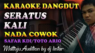 Download Karaoke Dangdut Seratus Kali - Safar KDI || Nada Pria MP3