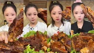 CHINESE MUKBANG SPICY FOOD BEEF Xiao Yu Mukbang Bingxin666 Mukbang EATING SHOW 