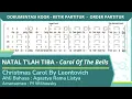 Lagu Natal Tlah Tiba || Carol of the Bells || Christmas Carol by Mykola Leontovych || Lagu Natal Katolik