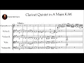 Mozart - Clarinet Quintet, K.581 (1789)