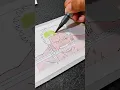 Coloring Zoro with watercolor