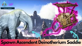 Ascendant and primitive deinotherium Saddle Spawn Command Ark Survival Ascended