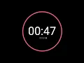 47 Second Countdown Timer iPhone Timer Style