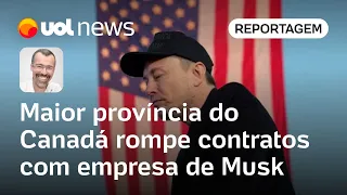 Trump x Canadá: Província de Ontário 'rasga' acordo com Starlink; Trump negocia com Trudeau