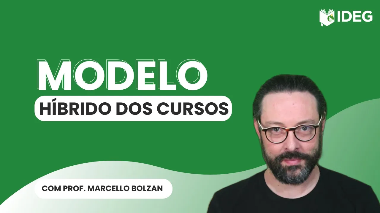 Capa do vídeo: O modelo híbrido adotado nos cursos teóricos