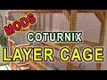 COTURNIX QUAIL LAYER CAGE MODS - Fixing some issues