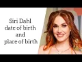 Siri Dahl date of birth and place of birth