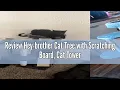 Review Hey-brother Cat Tree with Scratching Board Cat Tower with Padded Plush Perch and Cozy Basket