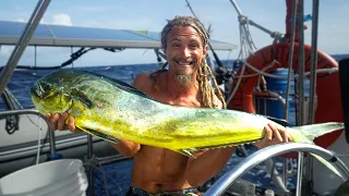 Our BIGGEST FISH 🐟 caught while sailing ⛵ [Ep117]