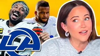 i love this for myles garrett rams now paging aaron donald 