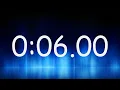6 Second Timer - Countdown from 6 to 0