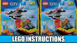 LEGO Instructions | City | 952301 | Fire Helicopter (LEGO City Magazine)