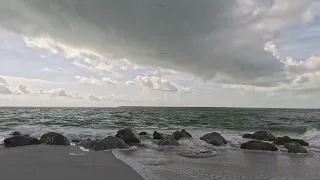 Boca Grande Florida - Bertha bringing waves and wind